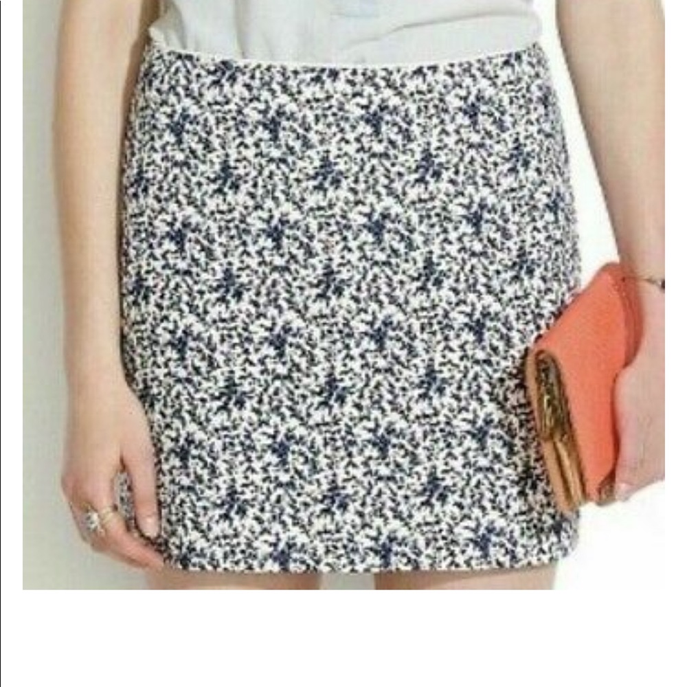Madewell Floral Mini Skirt